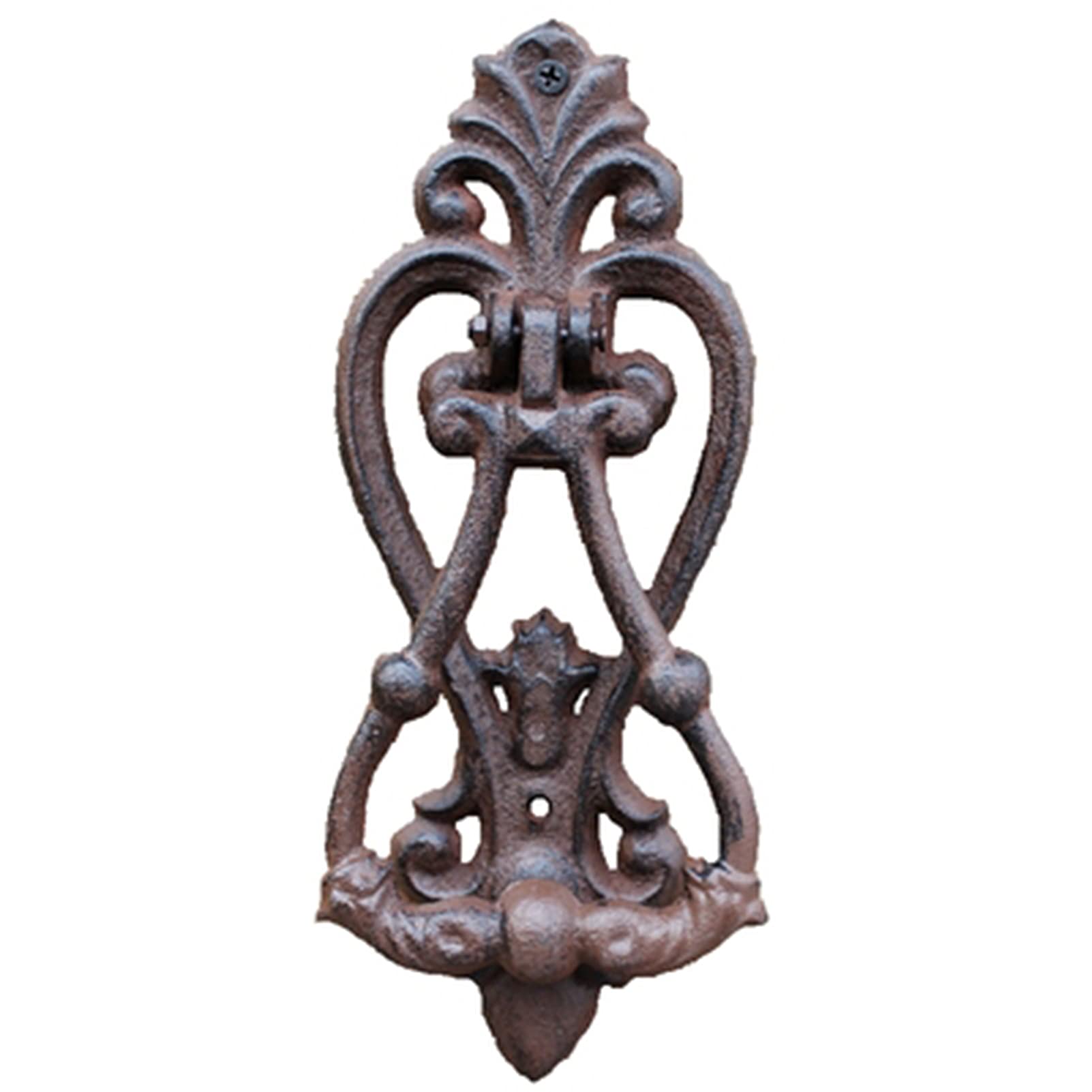 Battente per Porta Antico in Ghisa, Maniglia per Porta Del Cortile in Legno in Stile Country Americano, Accessori per Porte Creative