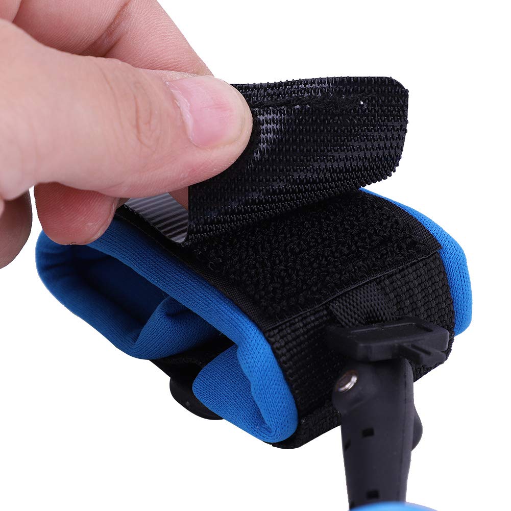 Anti perte de poignet, laisse de sécurité 2,5 m pour bébé et enfants en bas âge avec verrouillage enfant harnais bracelet (Bleu)