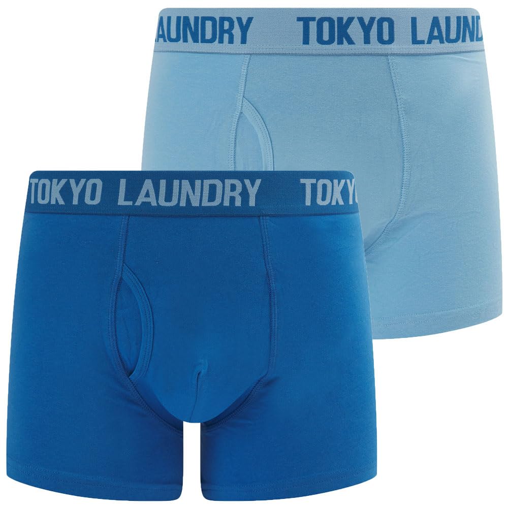 Tokyo Laundry Men's 2 Pack Gift Box Stretch Cotton Boxer Shorts Set