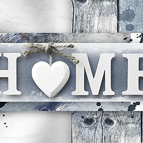 Casa Cuore Murali Tela Non Tessuta 5 Pezzi