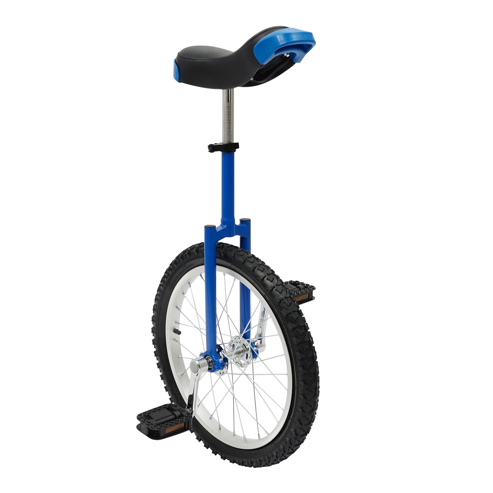 18 Zoll Einrad für Sport, Verstellbares Einrad-Fahrrad Balance Training für 5-60 Jahre, Manganstahl-Rahmen, Tragkraft bis 75 kg