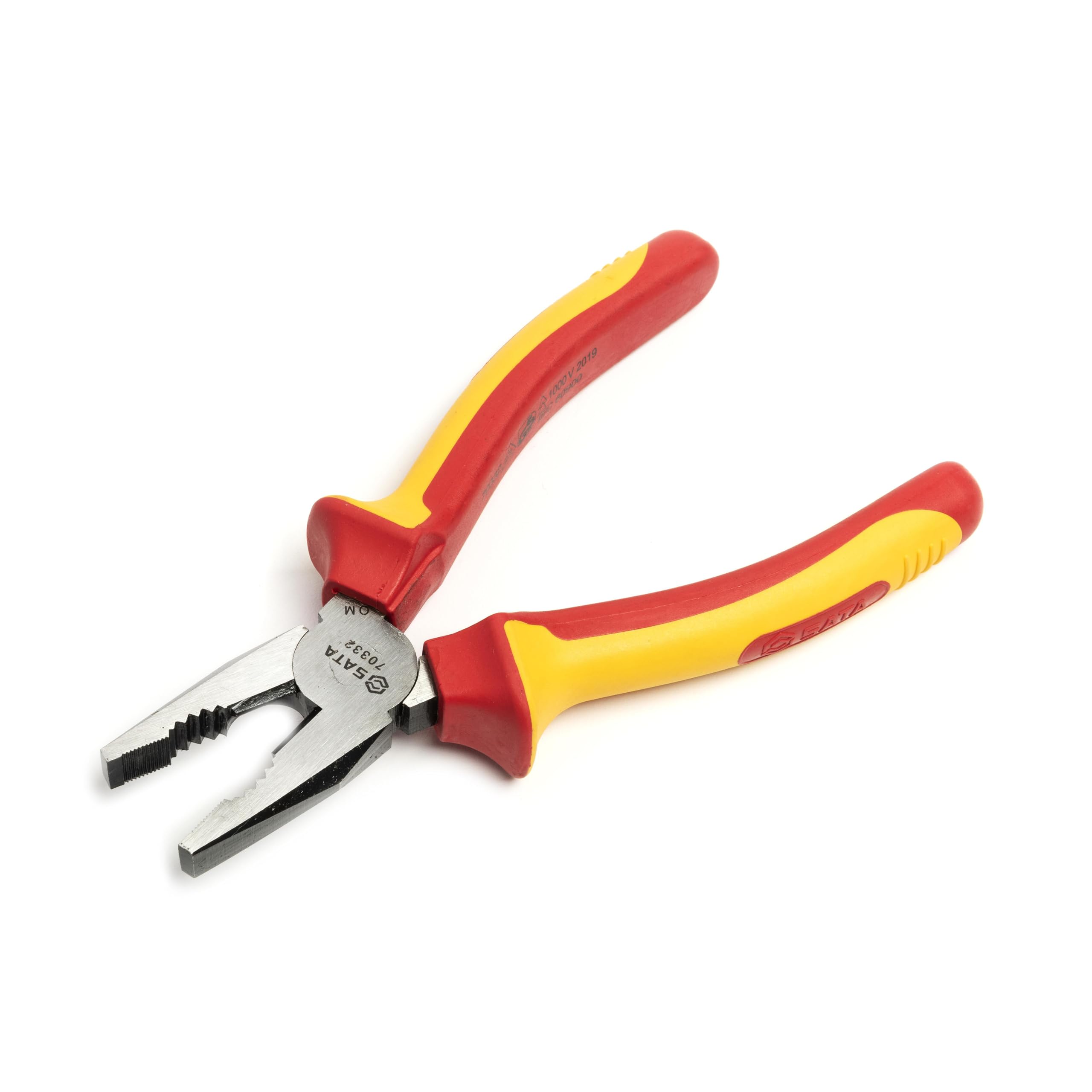 Alicates Combinados SATA VDE 152 Mm, Acero Cromo Vanadio, Aislados Hasta 1000V, Para Electricistas
