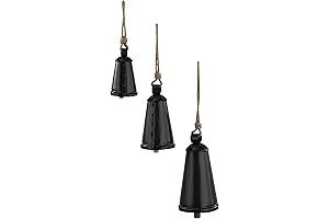 Black Bells Christmas Decor 12 Inch, 9 Inch, and 6 Inch