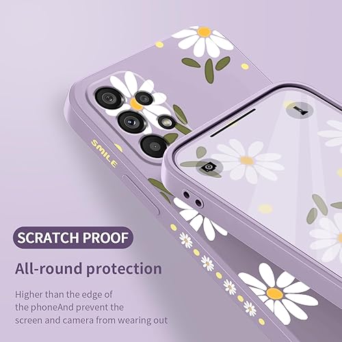 Miniatura 7 de LEECG Funda para teléfono Galaxy A53 5G, para Samsung Galaxy A53 5G, diseño creativo lateral, funda protectora de silicona suave para mujer, funda