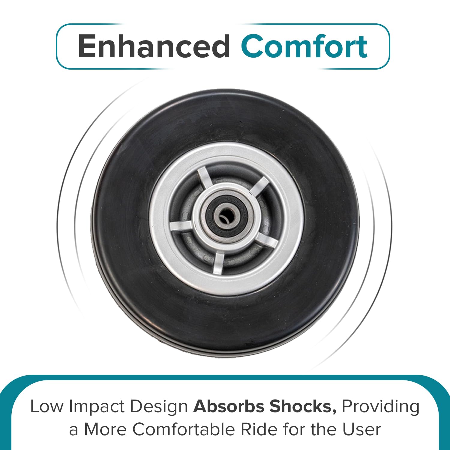 Ruota Posteriore 481246218292 Per Congelatore Whirlpool - Foto 8