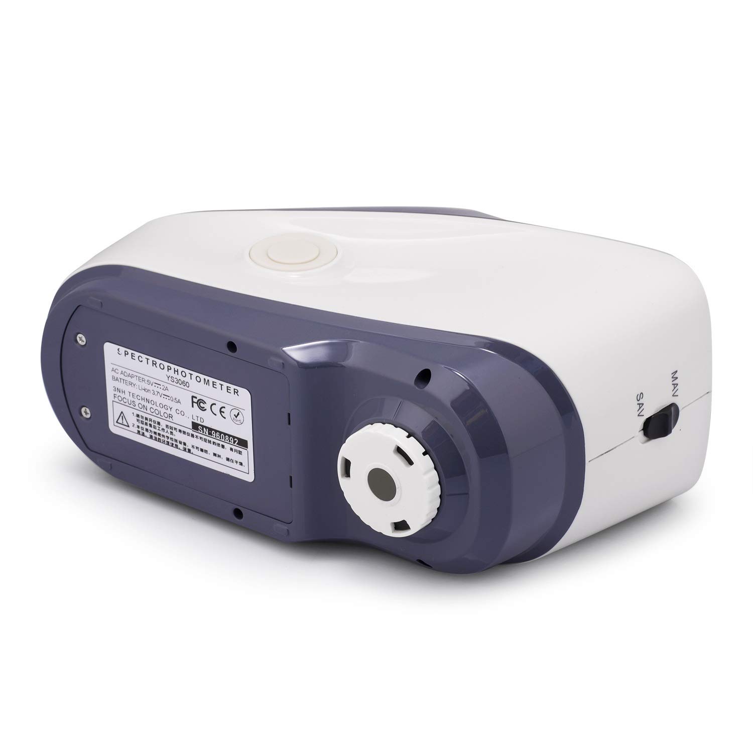 Tragbarer Farbanalysator YS4510 45/0 Grating Spektralphotometer mit 2,4,8mm Meßöffnung Optional Digitales Präzisions-Kolorimeter