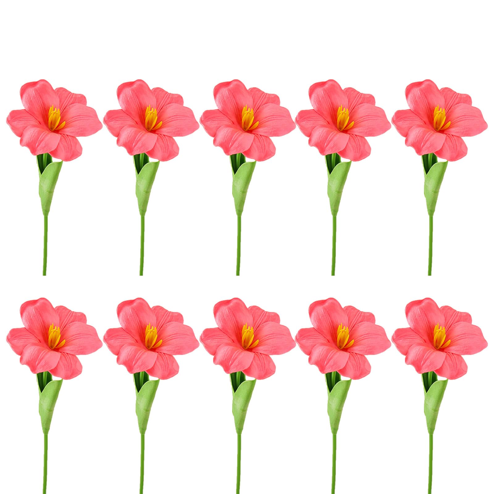 Tsophreniq 10Pcs Artificial Flower Bouquets Realistic Simulation Flower Branch for Wedding Decoration, Kitchen Garden Decoration Arrangements