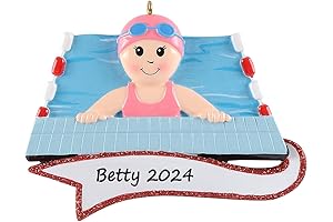 2024 Girl Swim Christmas Tree Ornament