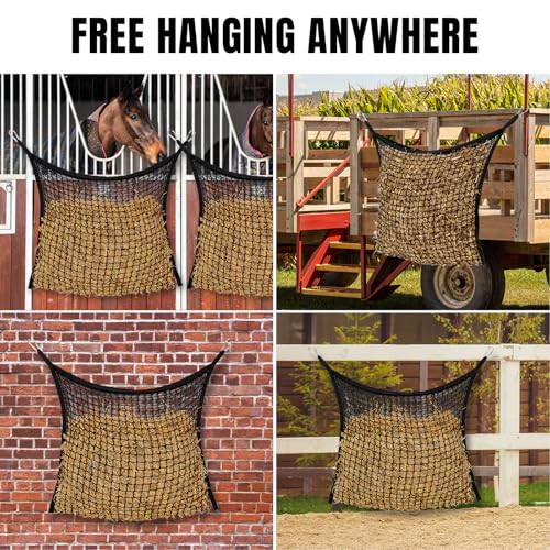 MKO SHUN 2-Pack Slow Feed Hay Net