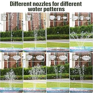 Aisitinsolarfountainpumpforbirdbathupgraded202435wsolarwaterpumpdiykitwith98ftcordmultiplenozzlessolarbirdbathfountainwithwireforgardenpondsandoutdoor  Urban Country Home Decor Aisitin solar fountain pump for bird bath upgraded 2024 35w solar water pump diy kit with 98ft cord multiple nozzles solar bird bath fountain with wire for garden ponds and outdoor  urban country home decor
