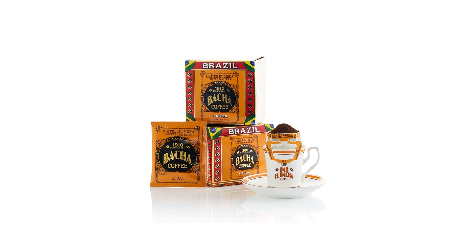 【新品】Bacha Coffee Lagoa BRAZILとCOSTARICA Lagoa Coffee Bag Gift Box | Single Origin | Bacha Coffee