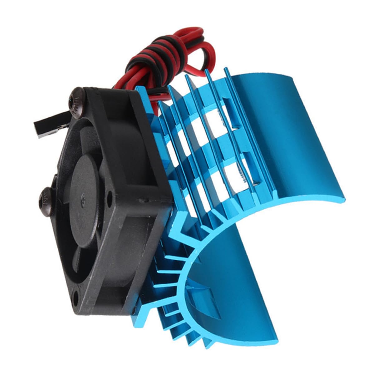 Gadpiparty Motor Cooling Fan Rc Car Aluminum Heat Sink Fan for 540/550 Motor 1/10 Scale Car Accessory