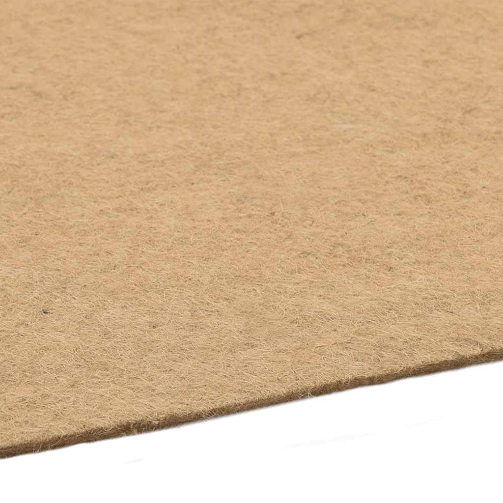 Esterilla para roedores de cáñamo, 1 x 25 m, 5 mm de grosor, se puede cortar y retiene la humedad para suelo de jaula, cama higiénica para conejos, cobayas, hámsters, caja de transporte
