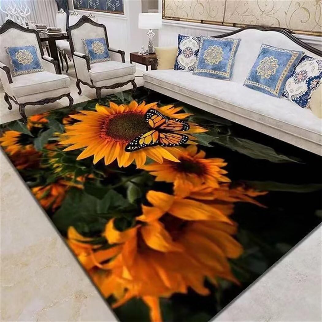 Tapis flou grand format 180x280 pour salon cosy