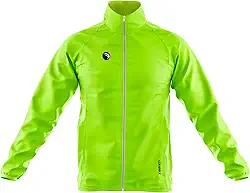 CORTA VENTO CICLISMO MASCULINO SÓDBIKE, 3 BOLSOS, ZIPER FULL, VERDE FLUOR