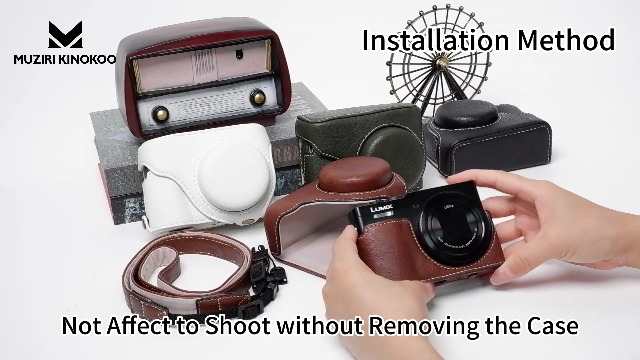 Amazon.com : MUZIRI KINOKOO Lumix ZS99 Case, PU Leather Pretective