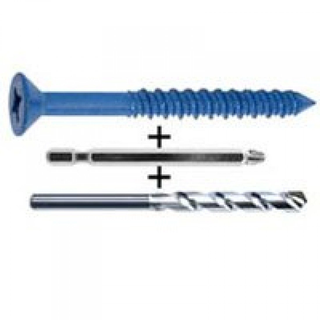 Cobra Anchor 624j Flat Head Concrete Screw, 3/16