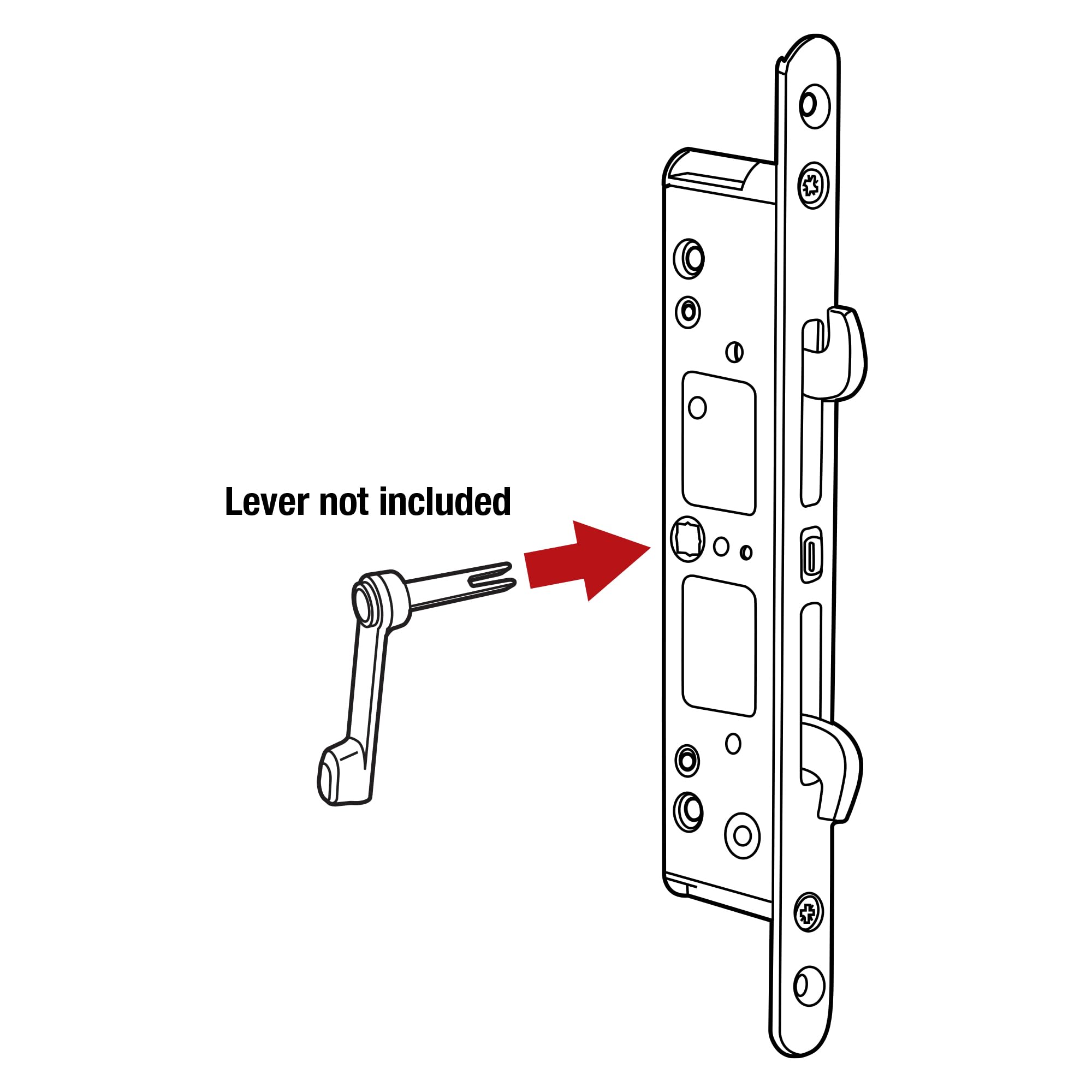 Amazon.com: Prime-Line E 2192 7/32 in. Square Drive Multi Point
