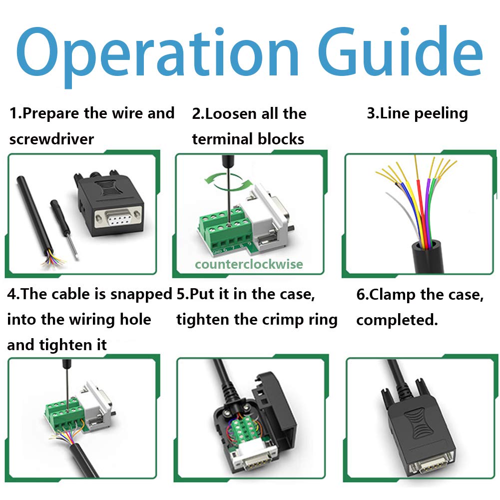 Sourcing Map D-sub DB9 Connecteur De Carte De Dérivation Avec