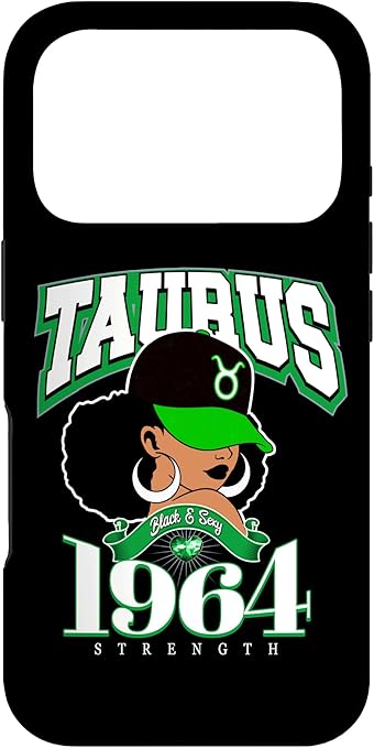 Taurus 1964 Melanated Skin Zodiac Traits Queen Diva Case for iPhone 17 Pro
