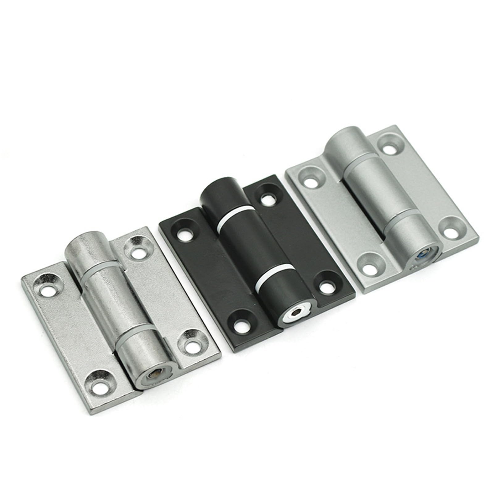 Iykqhwupyp Zincalloymatt Adjustable Torque Hinge With Arbitrary Stop Black Damping Shaft 1Pcs(Zincalloymatt)