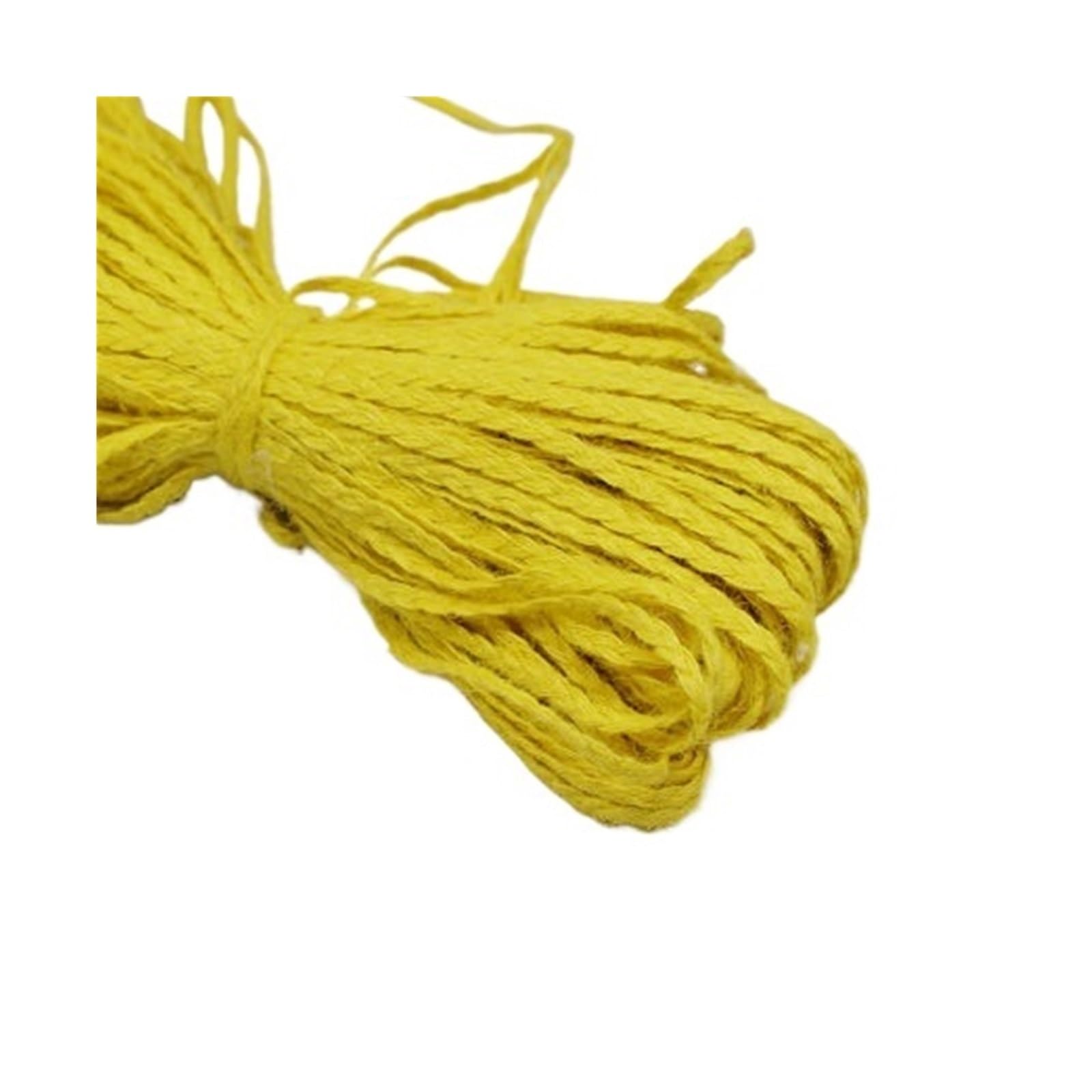 Twine 10m Hemp Flat Rope Braided Cord Jute Burlap Ribbon Rustic Vintage Wedding DIY Packing Decor Weave String(Coffee)
