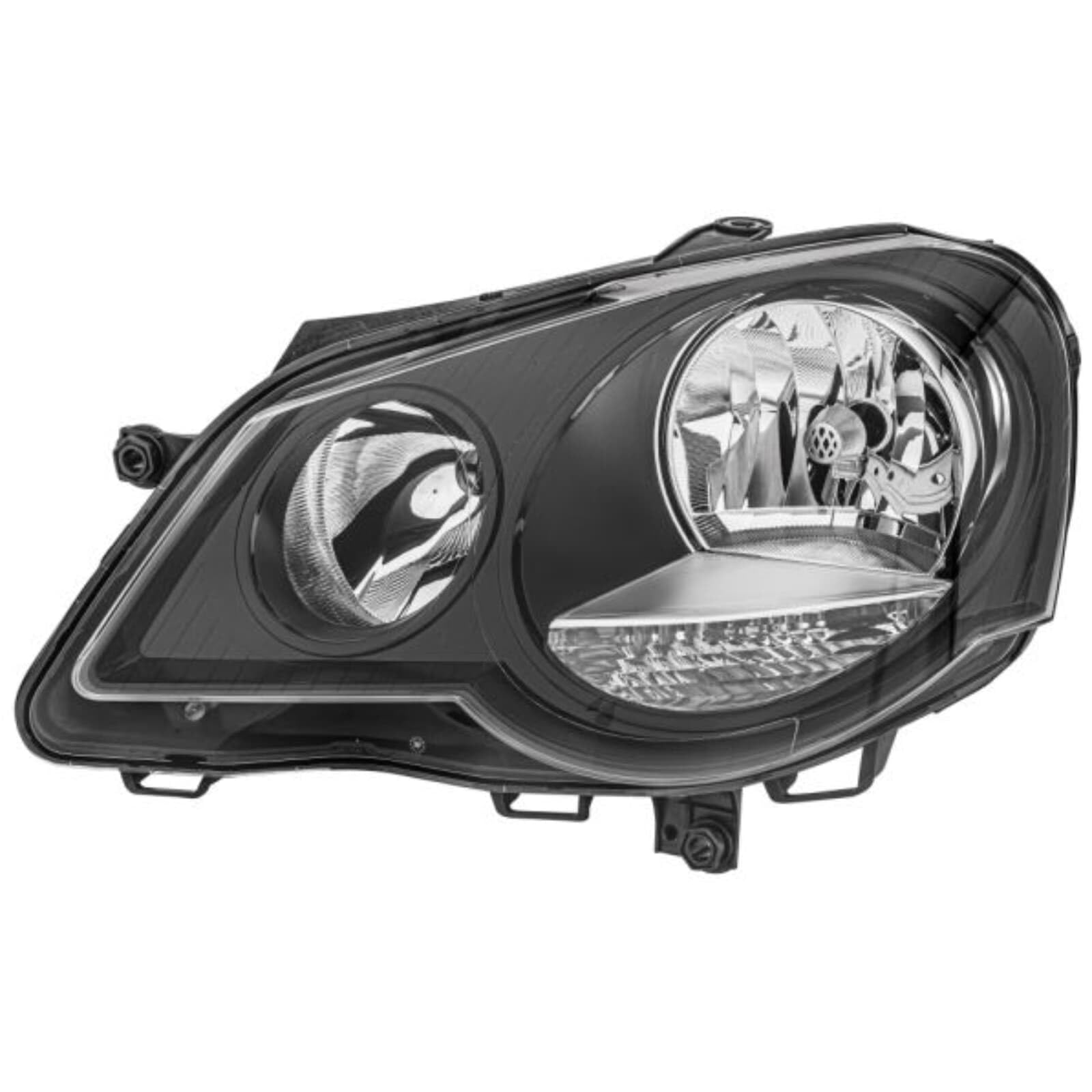 HELLA 1EE 247 019-211 Halogen/FF-Reflektor - dla m. in. VW Polo (9N_) - ECE - dla ruchu prawostronnego - z lewej