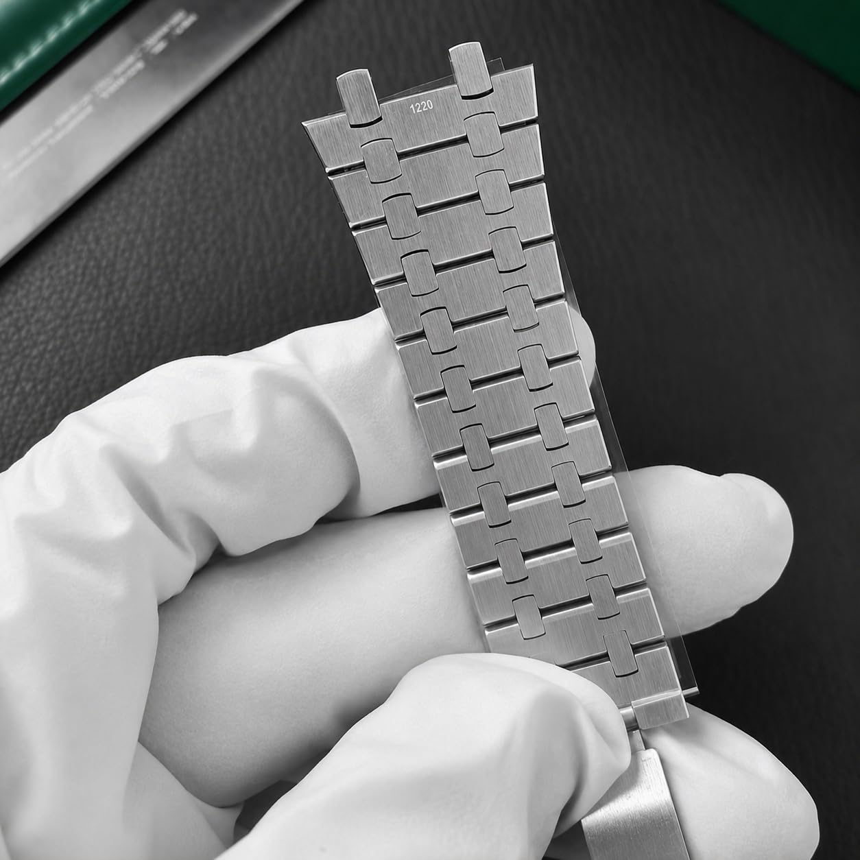 Stal Nierdzewna Pasek do Zegarka Bransoleta Metalowa 26mm Zintegrowane Wcięcie Szczotkowane Polerowane Pełne Ogniwa Wytrzymałe for AP Royal Oak 15400