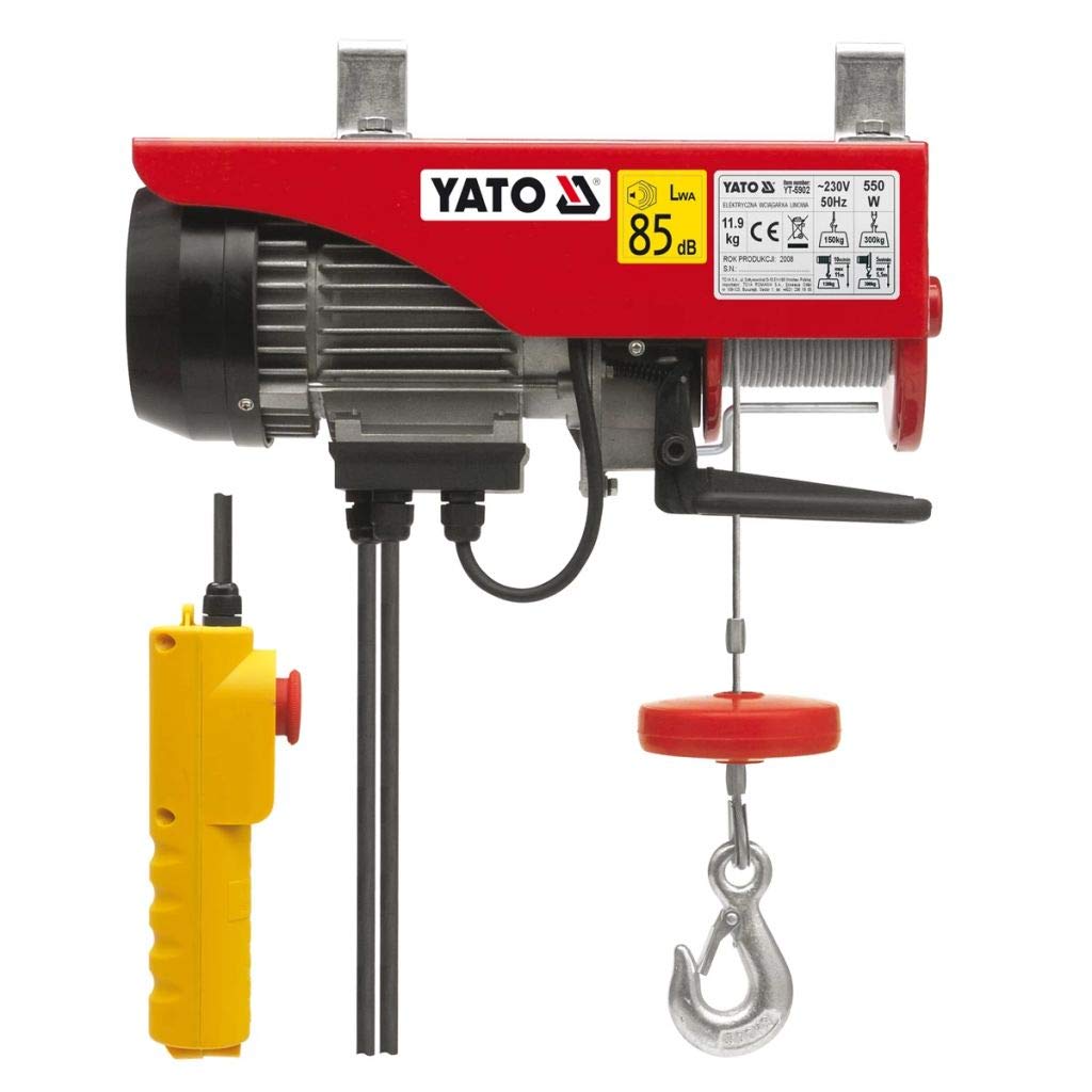 Yato yt-5905Elektro Seilzug 1050W 300/600kg