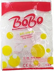 Kit 50 Balões Bubble Transparente 10" para Festa - Balões Flexíveis e Resistentes para Decoração de Aniversário, Casamentos e Eventos