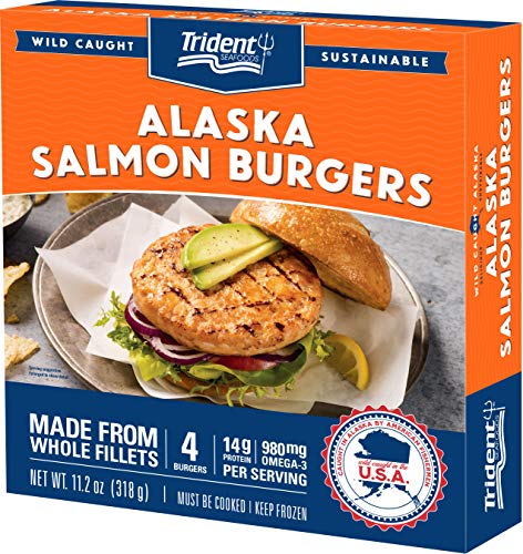 Trident Seafoods 44459710 Trident, Alaskan Salmon Burgers thumb #1