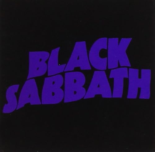 Black Sabbath Purple Ondulado Escritura Acero Nevera Imán (ro)