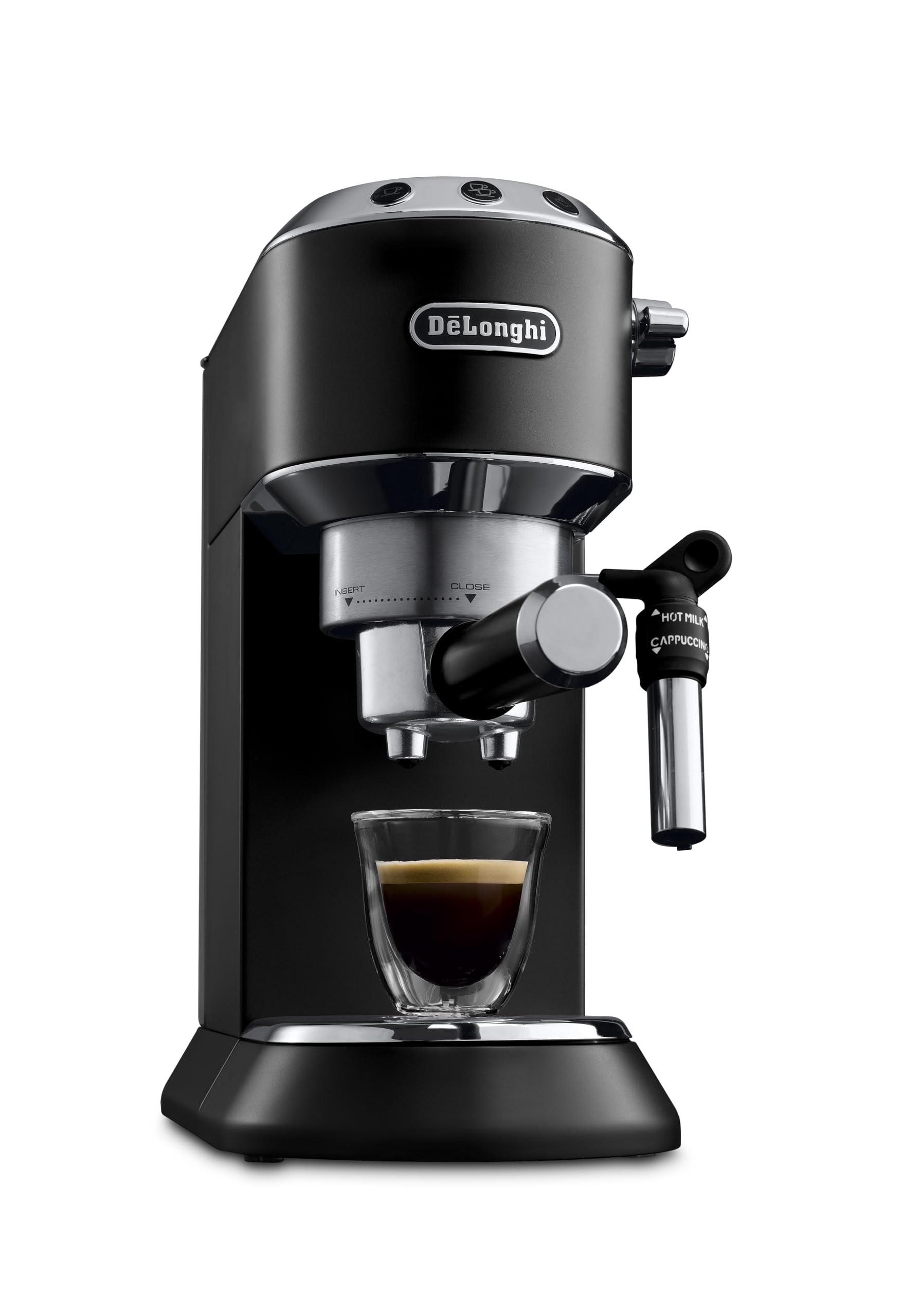 DeLonghi Dedica EC685.BK Cafetera de Espresso Compacta 15?bar Negra