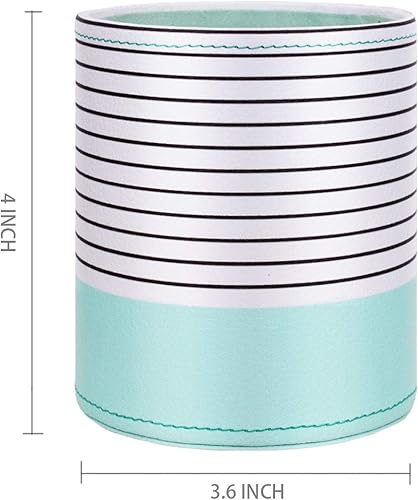 Miniatura 2 de Soporte Waveyu para bolígrafos, para escritorio, mármol, decoración, para lápiz, duradero, para maquillaje y brochas, para niña