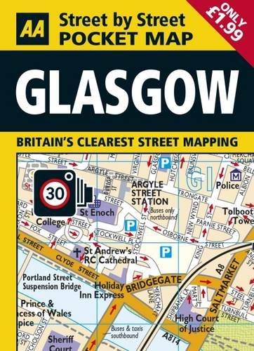 AA Pocket Map Glasgow (AA Street by Street)