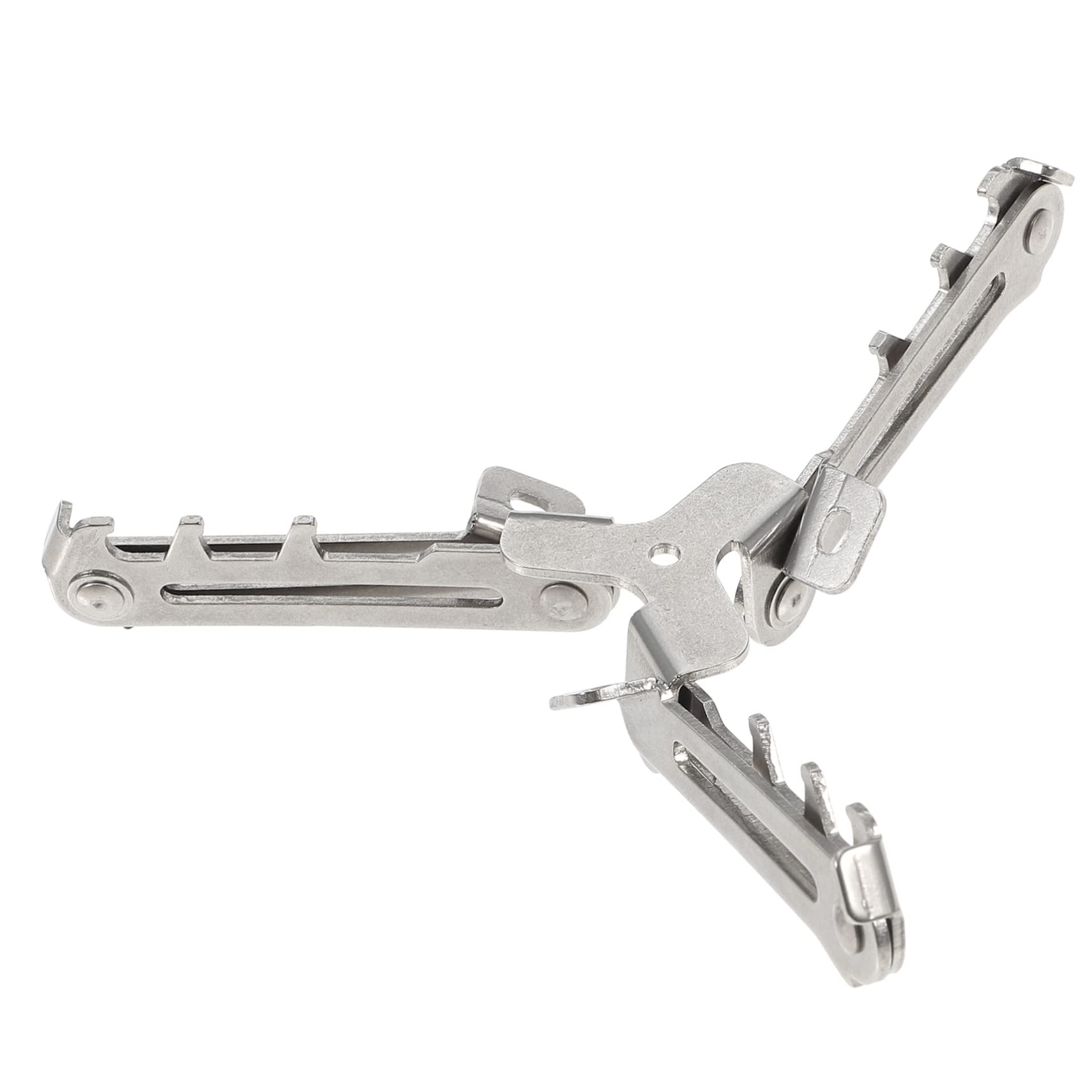Sosoport 5st Gastank Halterung Klappbarer Tankkanisterhalter Kraftstoffflaschenhalterungen Klappbare Tankhalterung Metall Camping Tankhalterung Herd Falten Aluminiumlegierung Vorrichtung