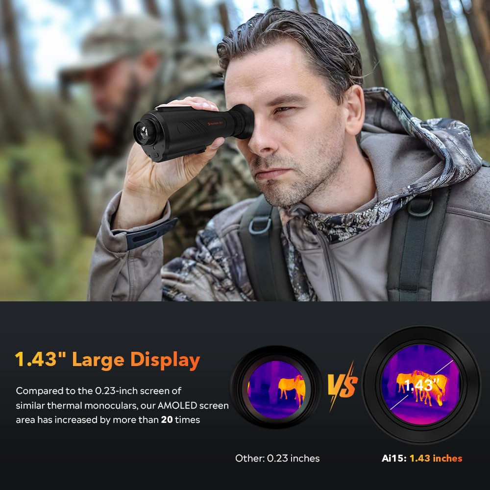 GTMEDIA Térmico 384x288(AI Super Resolución) Hawkeye Ai15