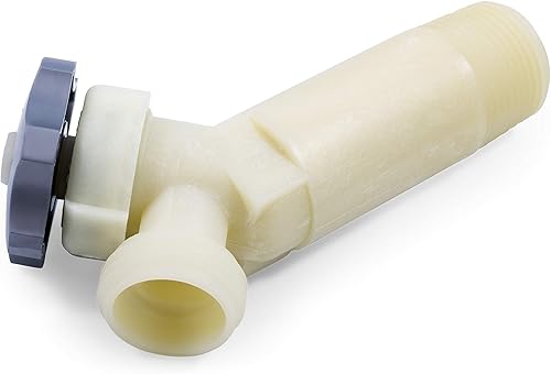 Miniatura 8 de Camco 11523 Válvula de drenaje para calentador de agua RV, color blanco (paquete de 2)