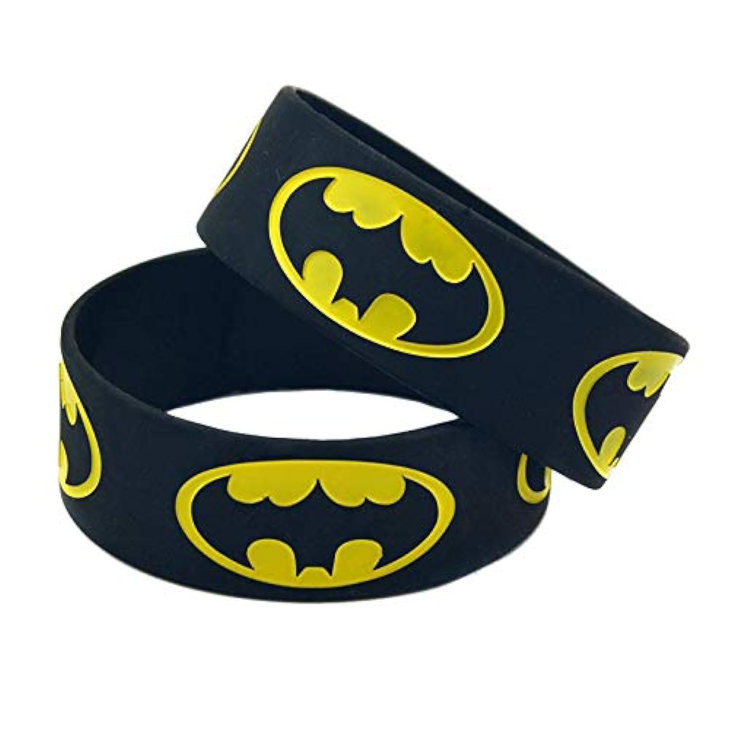 SKycart Batman Classic Logo Wrist Band (Pack 2) (B07PYX2T87) Amazon Price History, Amazon Price Tracker