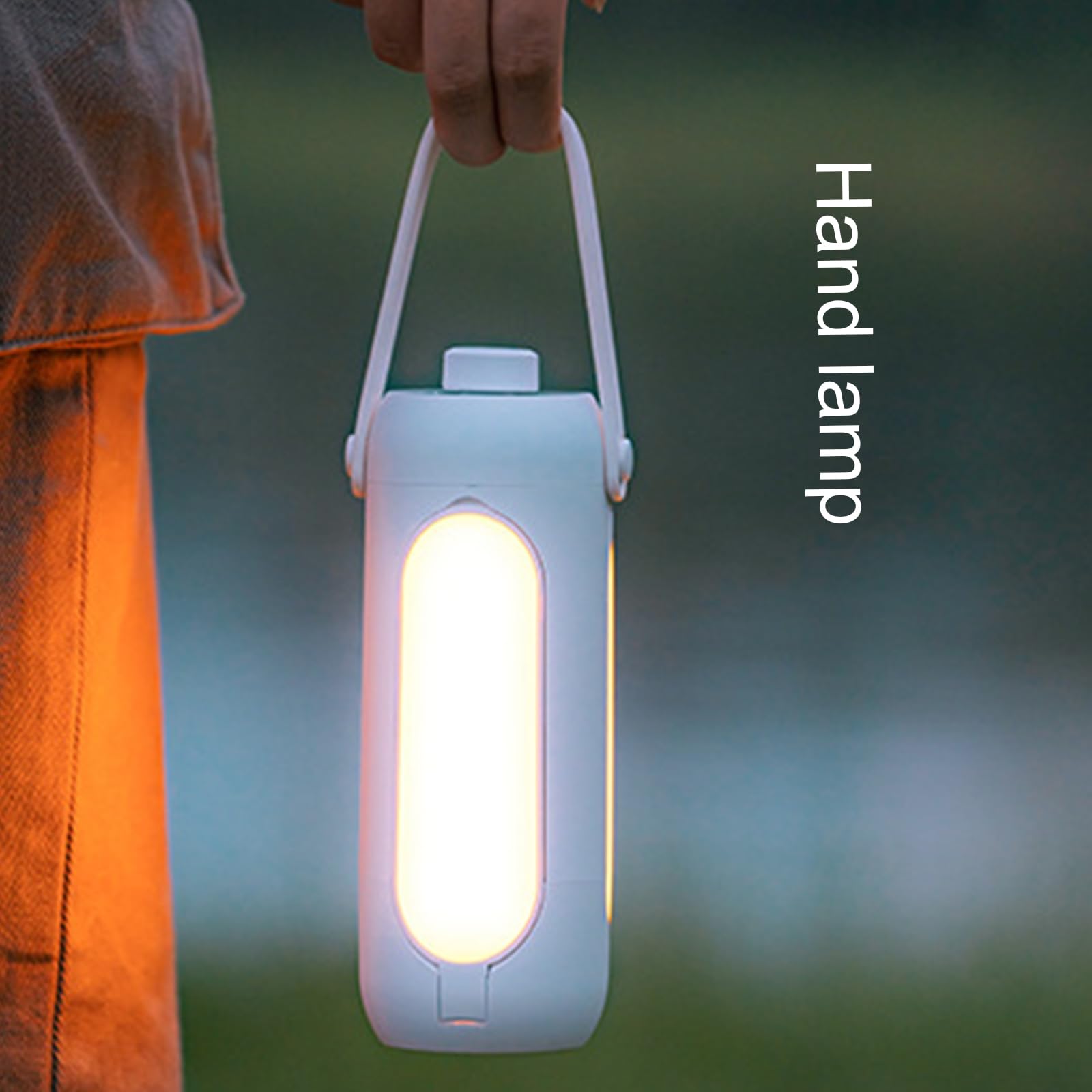 Lampe, abat-jour extensible, alimentation d'urgence, batterie 10 000 mAh, bouton de gradation sans fin