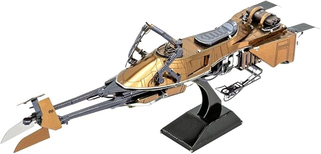 Fascinations Metal Earth Star Wars Speeder Bike 3D Metal Model Kit