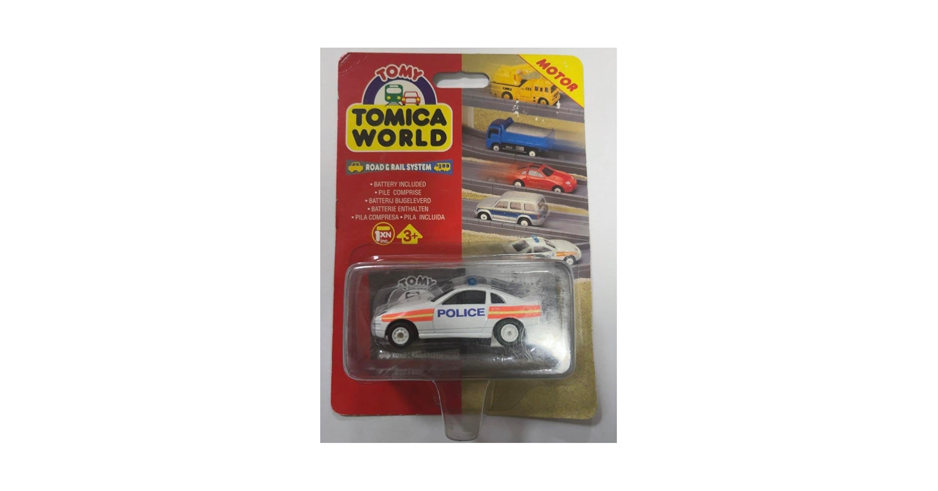 【新品未開封】モータートミカ 海外版 TW-01 フェアレディZ ポリスカー 新品未開封】モータートミカ 海外版 TW-01 フェアレディZ
