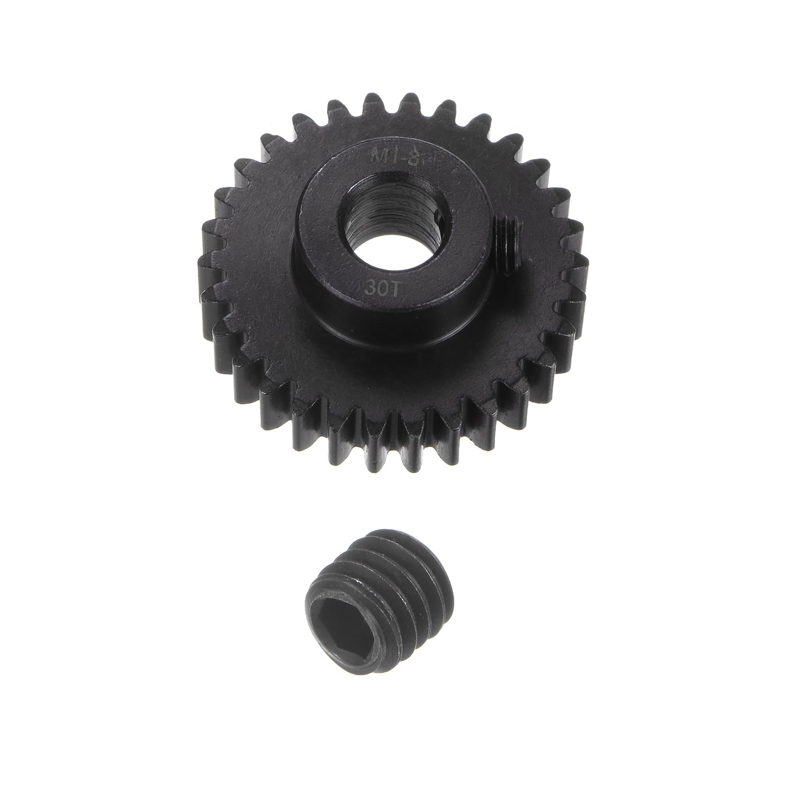 uxcell Mod 1 30T Pinion Gear 8mm Bore Hardened Steel Motor Rack Spur Gear for RC Car Truck Gear Drive