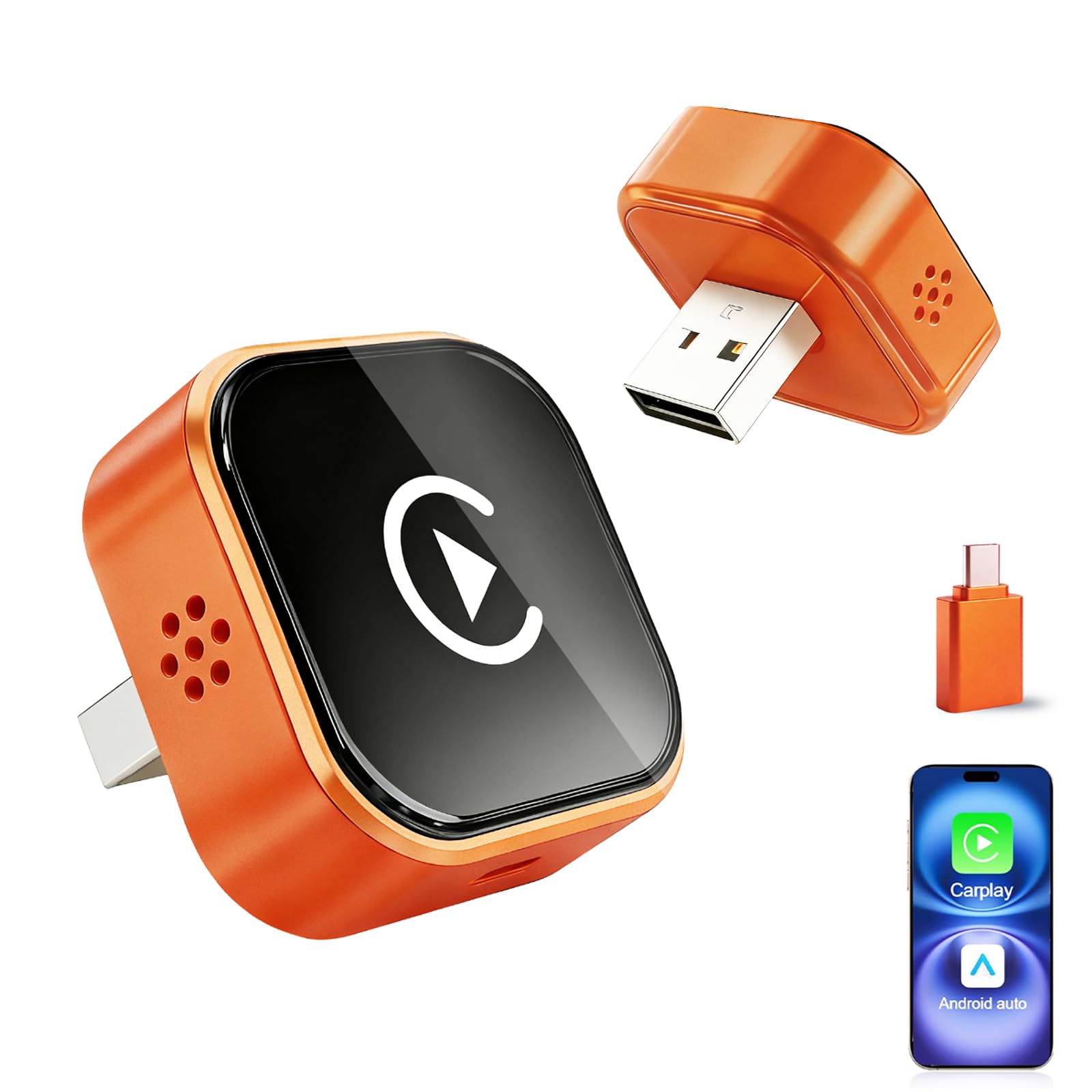 OneCarStereo Mini 2026ワイヤレス 2in1 CarPlay Amazon.com: 2026 Wireless CarPlay Adapter for iPhone,2 in 1 for