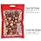 100 Pieces Resealable Mylar Bags with Zipper and Frosted Clear Window Smell Proof Packaging Bags Foil Pouch Zipper Bag for Food Self Sealing Storage Supplies (Red, 2.753.93 inches)
