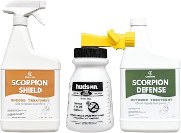 Cedarcide Indoor & Outdoor Scorpion Treatment Kit Small - Cedar Oil Pest Control Sprays - Kills & Repels Scorpions and Other Pests in Home and in Yard - Pet Safe