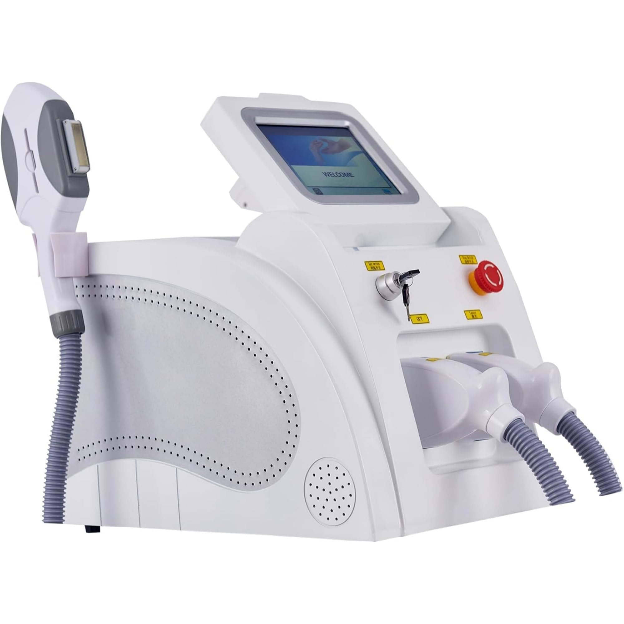 Depilator Laserowy Alexandrite Ice Platinum 2025, 3500W - Bezbolesne Urządzenie do Depilacji Diodowej dla Kobiet i Mężczyzn, Do Użytku Domowego (Kolor Czarny)