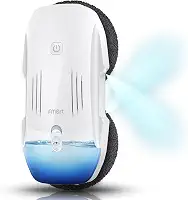 Robô Limpa Vidros FMART T10PRO – Pulverização Dupla, Tanque de 120ml, Sucção de 3800Pa, Rota Inteligente com Detecção de Bordas, Controle por App para Janelas Internas/Externas de Prédios