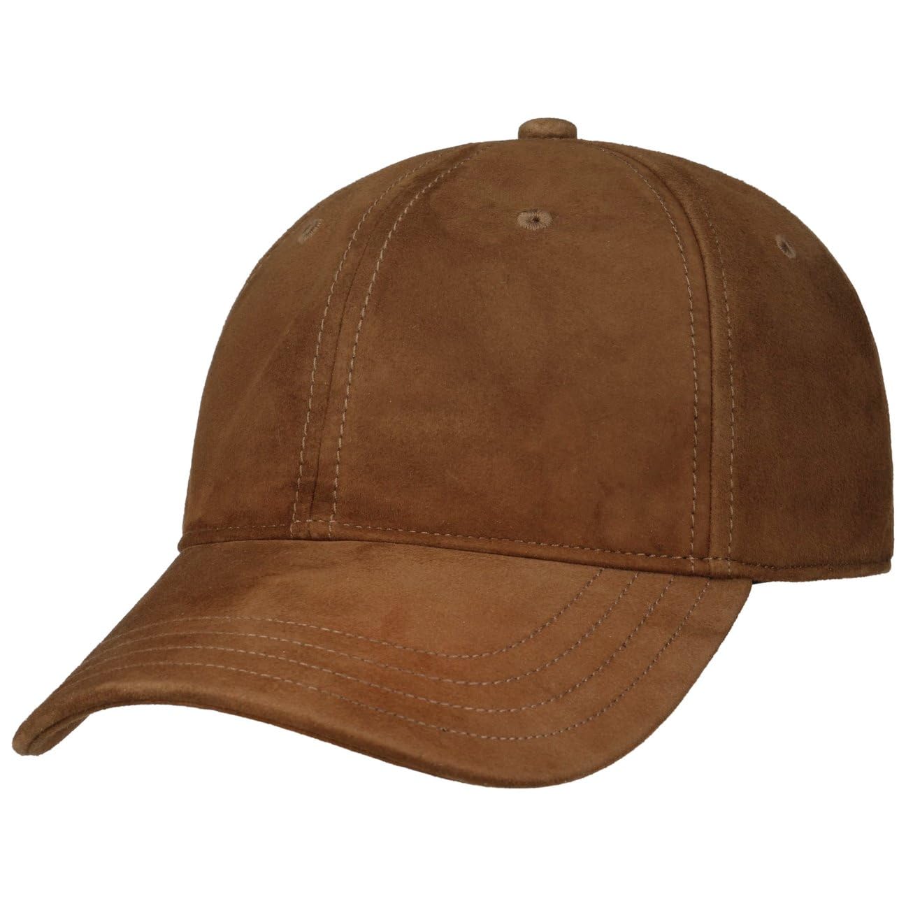 Stetson Classic Gorra de Beisbol Cuero Velours Six Panels Strapback Hombre Todo el ano