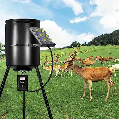 Solar Panel for Deer Feeder, 12V Solar Panel Outdoor Hunting Feeder